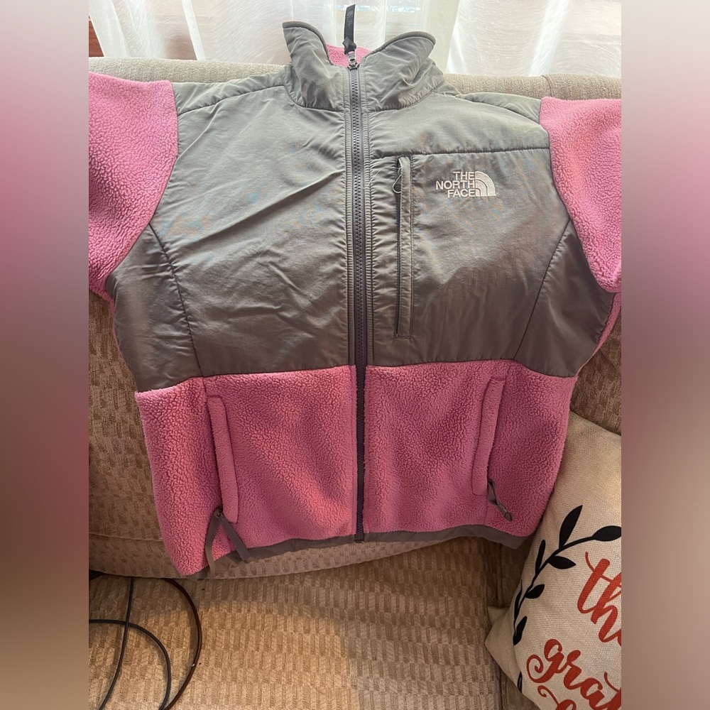 North face fleece jacket, pink